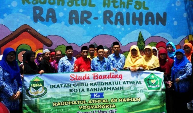 Kemenag, IGRA, dan RA Banjarmasin Kunjungi RA Ar Raihan Bantul